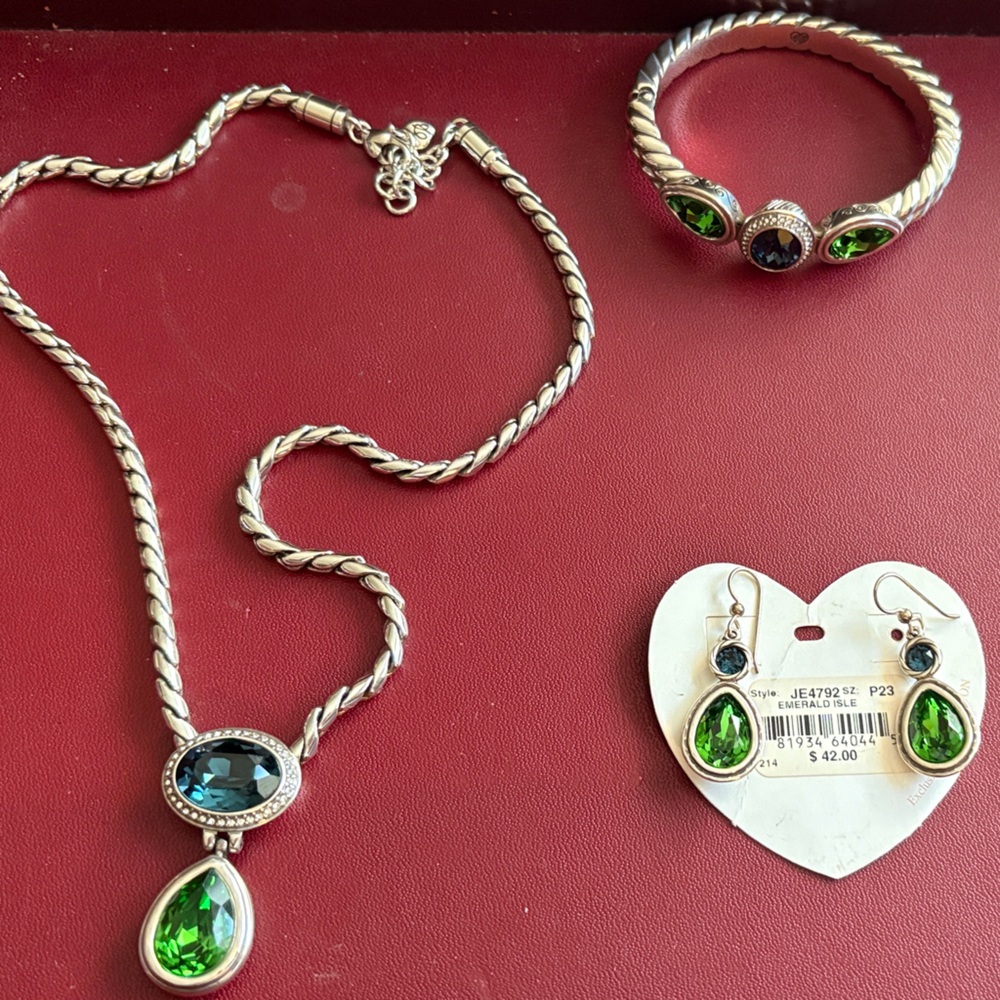 Brighton Emerald Isle Jewelry Set